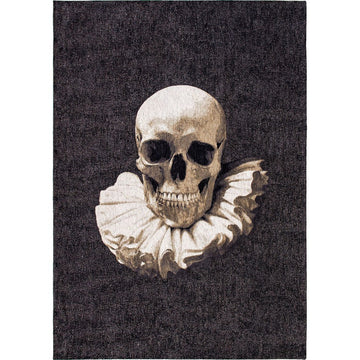 Louis De Poortere Pop Momento Mori 9391 Funny Bones Washable Polyester Flatweave Eco-Rug-Louis De Poortere-Rug Love - The Most Loved Rug Store
